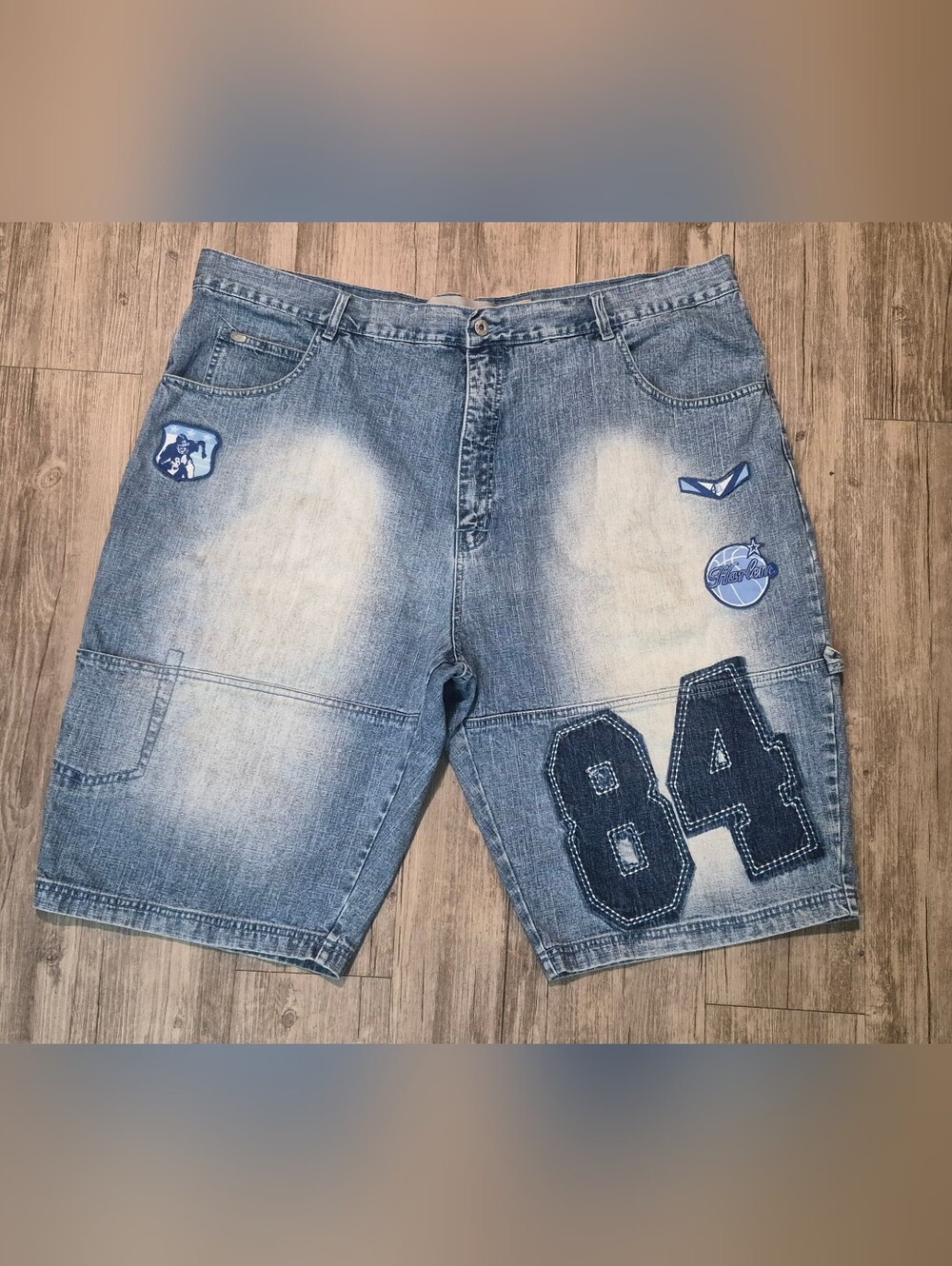 Men's Vintage Y2K baggy denim jorts shorts size 46